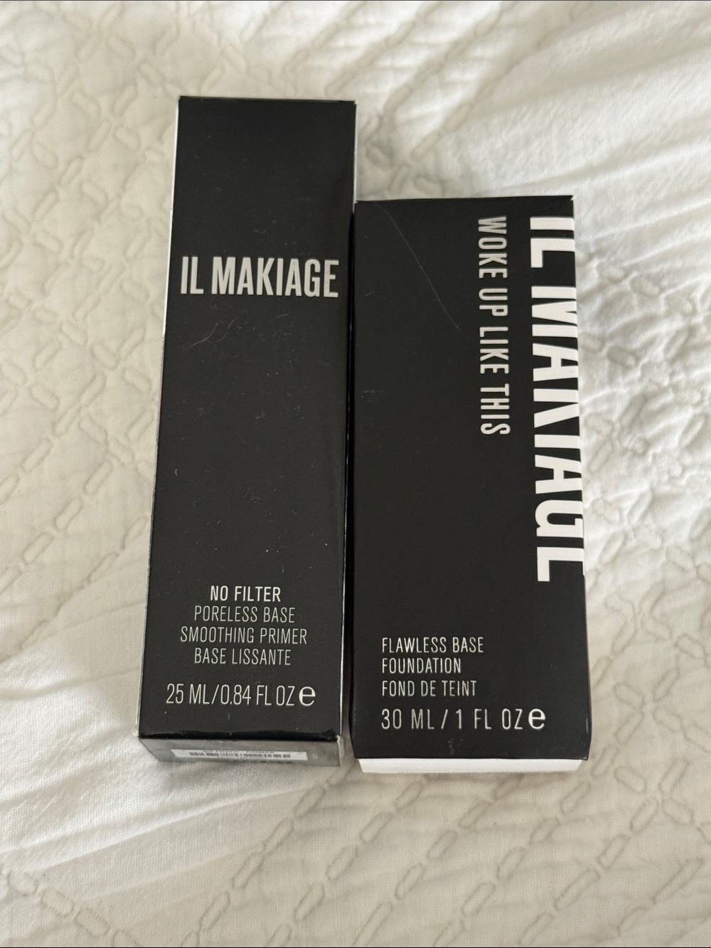 IL MAKIAGE Flawless Base & No Filter Poreless Primer Duo.